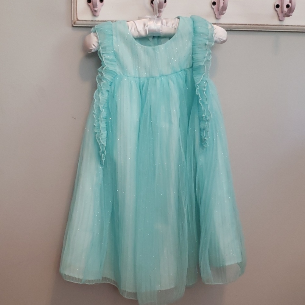 turquoise sparkle dress